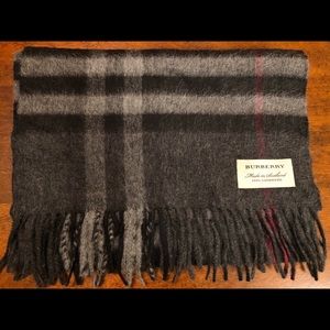 Authentic Burberry Icon Check Cashmere Scarf
